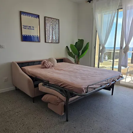 Apartament Deux Pieces Cosy, Front De Mer, Terrasse Et 2 Sdb Antibes